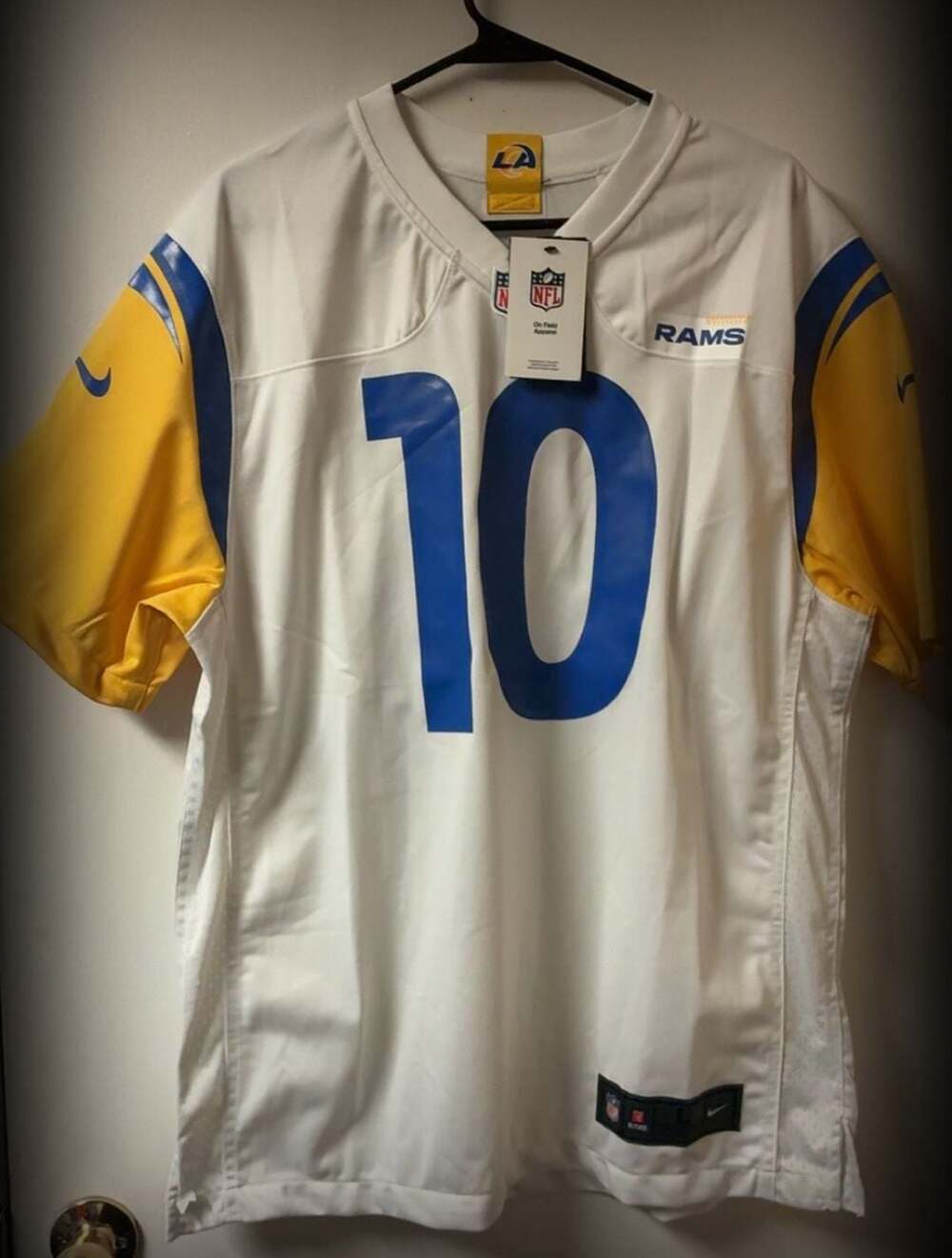 Nike Men's Los Angeles Rams Cooper Kupp #10 White Game Jersey